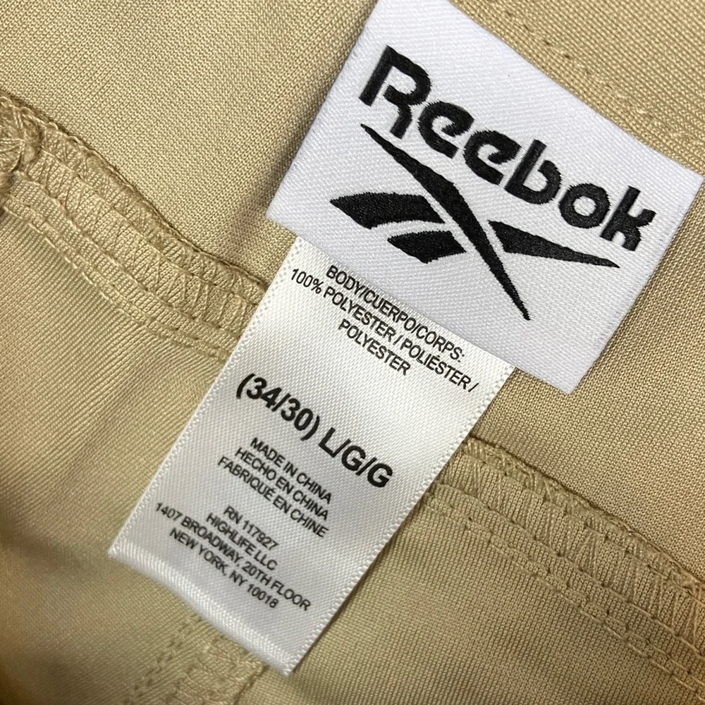 Reebok 5-Pocket 34x30 Voyager Beige Golf Pants Men's NWT
